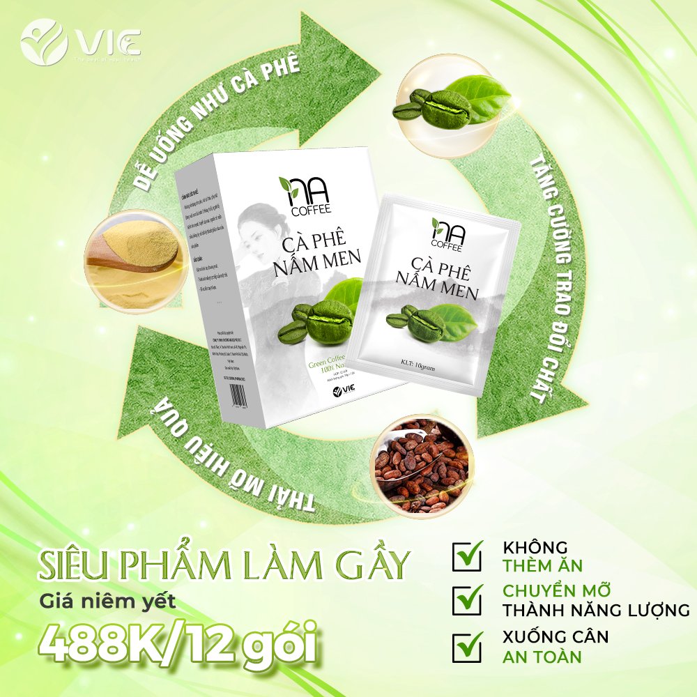 Cà Phê Nấm Men Làm Gầy Na Coffee VIC Organic - 8938520468067