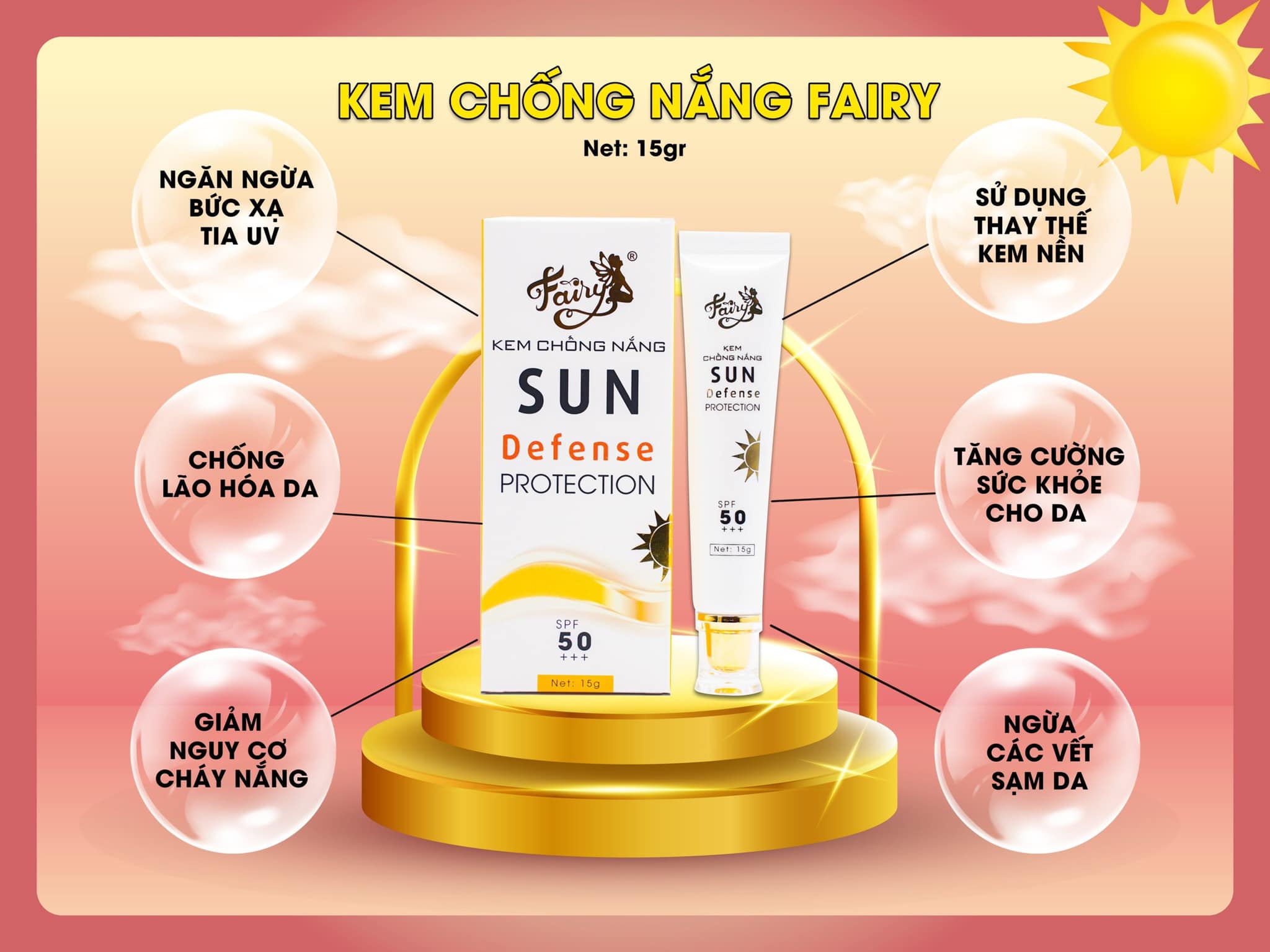 18942-335932465-901492154488598-3409790017850498719-n-1.jpg Kem Chống Nắng Fairy Cosmetics Size Mini Sun Defense Protection - 8936115875580