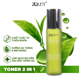 Toner 2IN1 Trà Xanh Cho Da Dầu Nhạy Cảm Zoley