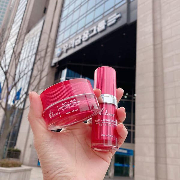 Kem Face Mụn Hàn Quốc Charme Anti Acne Whitening Cream