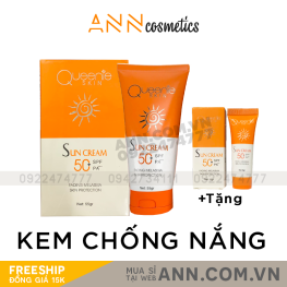 Kem Chống Nắng Phổ Quang AC Queenie Skin Tặng Chống Nắng Mini - 8936136420202