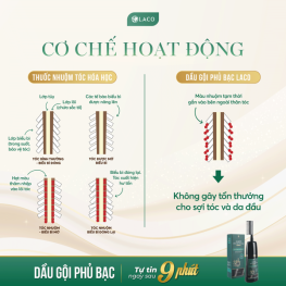 Dầu Gội Phủ Bạc Laco Màu Đen - 8938515080687