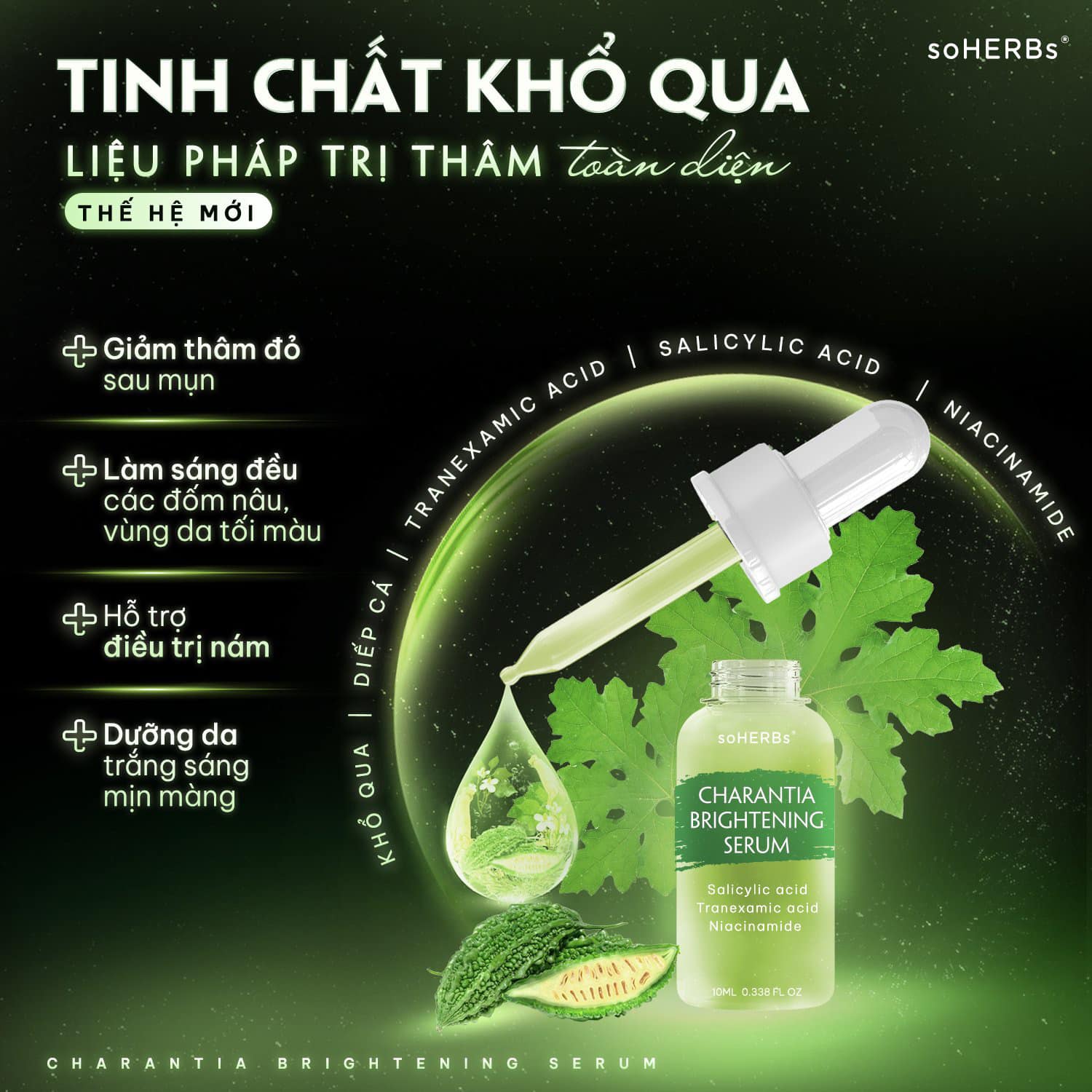 19500-308483756-9826217840773171-5259296413483130829-n-1.jpg Serum Giảm Thâm Mụn Khổ Qua Soherbs Charantia Brightening Serum - 8936107870333