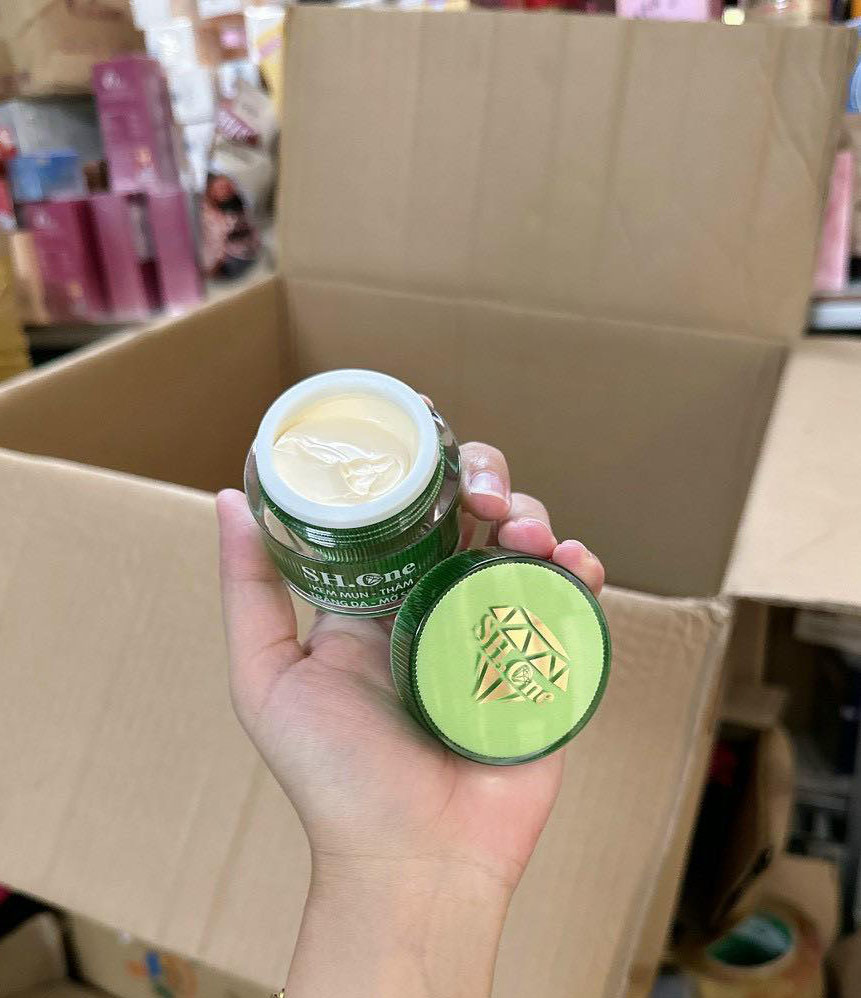 19884-349540669-1179612899400981-4277551451969925824-n-2.jpg Kem Face Mụn Thâm B1 SH One Xanh Chiết Xuất Lá Tía Tô - FACEXANHB1