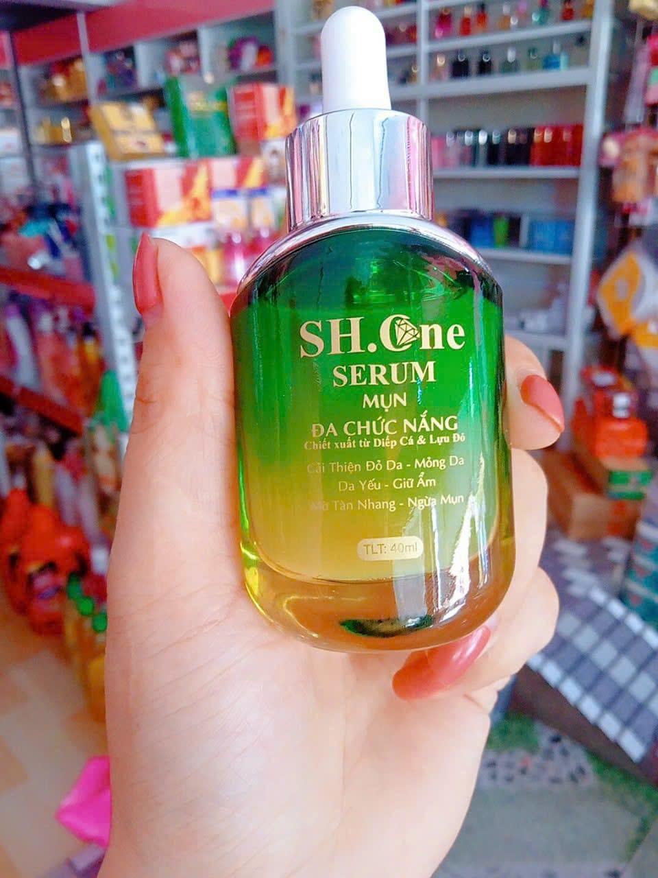 Sỉ serum Mụn Đa Chức Năng SH One Chiết Xuất Từ Rau Diếp Cá & Lựu Đỏ