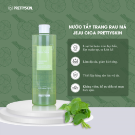 Nước Tẩy Trang Cho Da Dầu Mụn PrettySkin Jeju Cica Cleansing Water