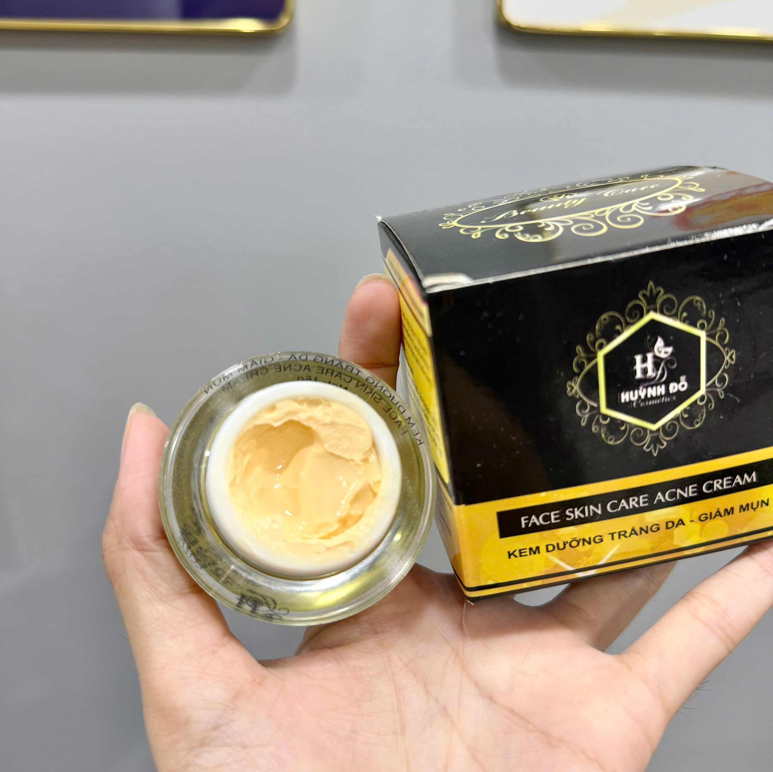 Kem Face Chuyên Mụn Trắng Da Huỳnh Đỗ