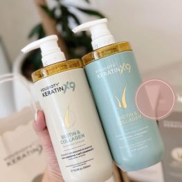 Combo Dầu Gội Xả Biotin Collagen Voudioty Keratin x9 - COMBOBIOTINX9
