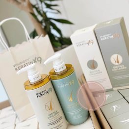 Combo Dầu Gội Xả Biotin Collagen Voudioty Keratin x9 - COMBOBIOTINX9