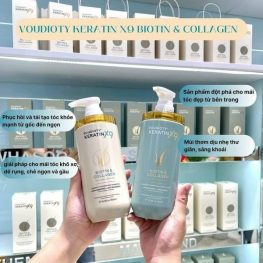 Combo Dầu Gội Xả Biotin Collagen Voudioty Keratin x9 - COMBOBIOTINX9