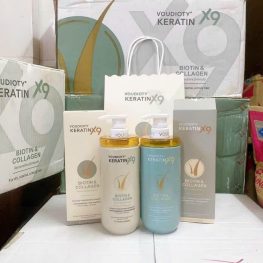 Combo Dầu Gội Xả Biotin Collagen Voudioty Keratin x9 - COMBOBIOTINX9