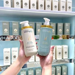 Combo Dầu Gội Xả Biotin Collagen Voudioty Keratin x9 - COMBOBIOTINX9