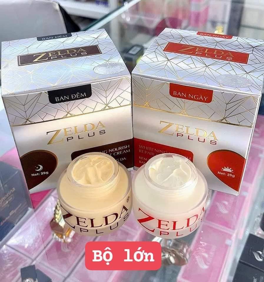 Sỉ combo Kem Face Zelda Plus Dưỡng Trắng Da Ngày Đêm