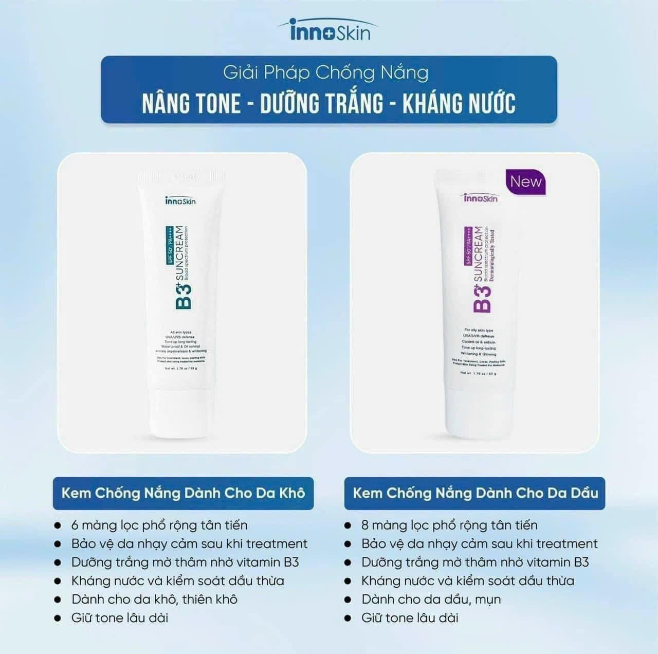 21372-380695799-617263867230540-5852729441976107360-n-2.jpg Kem Chống Nắng B3 InnoSkin Màu Tím Cho Da Dầu - 8809315252522