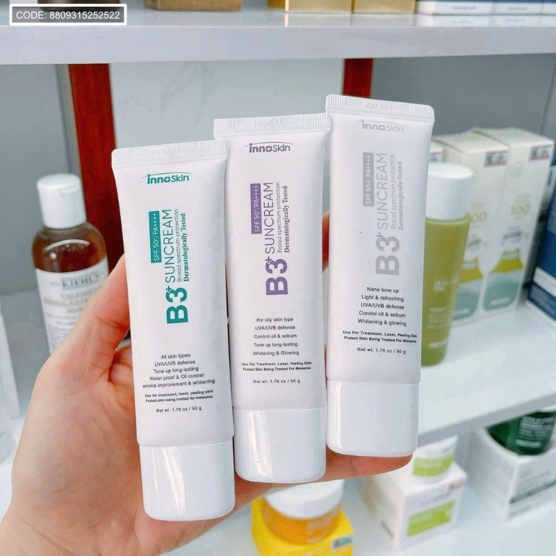 21372_2_20251113143317-1.png Kem Chống Nắng B3 InnoSkin Màu Tím Cho Da Dầu - 8809315252522