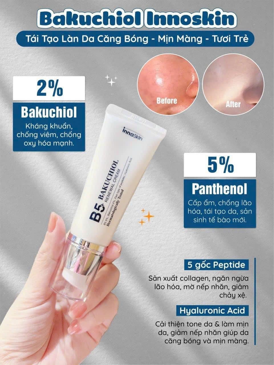 Sỉ kem B5 Bakuchiol InnoSkin Renewal Cream