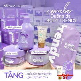Combo Dưỡng Trắng Body Trendy Meea Organic Premium - CBBODYMEEA01