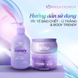 Combo Dưỡng Trắng Body Trendy Meea Organic Premium - CBBODYMEEA01