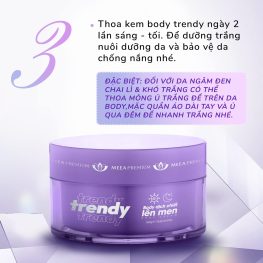 Combo Dưỡng Trắng Body Trendy Meea Organic Premium - CBBODYMEEA01