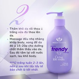 Combo Dưỡng Trắng Body Trendy Meea Organic Premium - CBBODYMEEA01