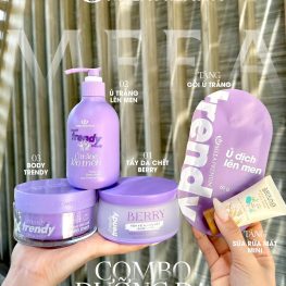 Combo Dưỡng Trắng Body Trendy Meea Organic Premium - CBBODYMEEA01