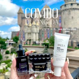 Combo Dưỡng Da Face Cá Hồi DNA Pro V2 + Serum Bakuchiol V2 + Kem Chống Nắng Meea Organic - CBFACEMEEA03