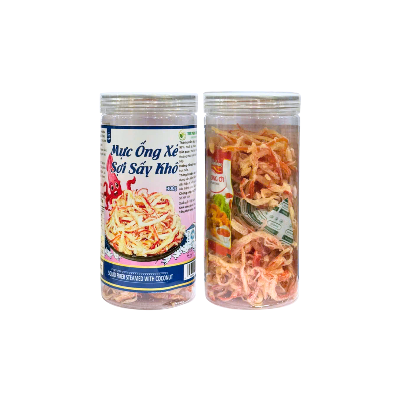 Giá sỉ mực ống Xé Sợi Sấy Khô 300g