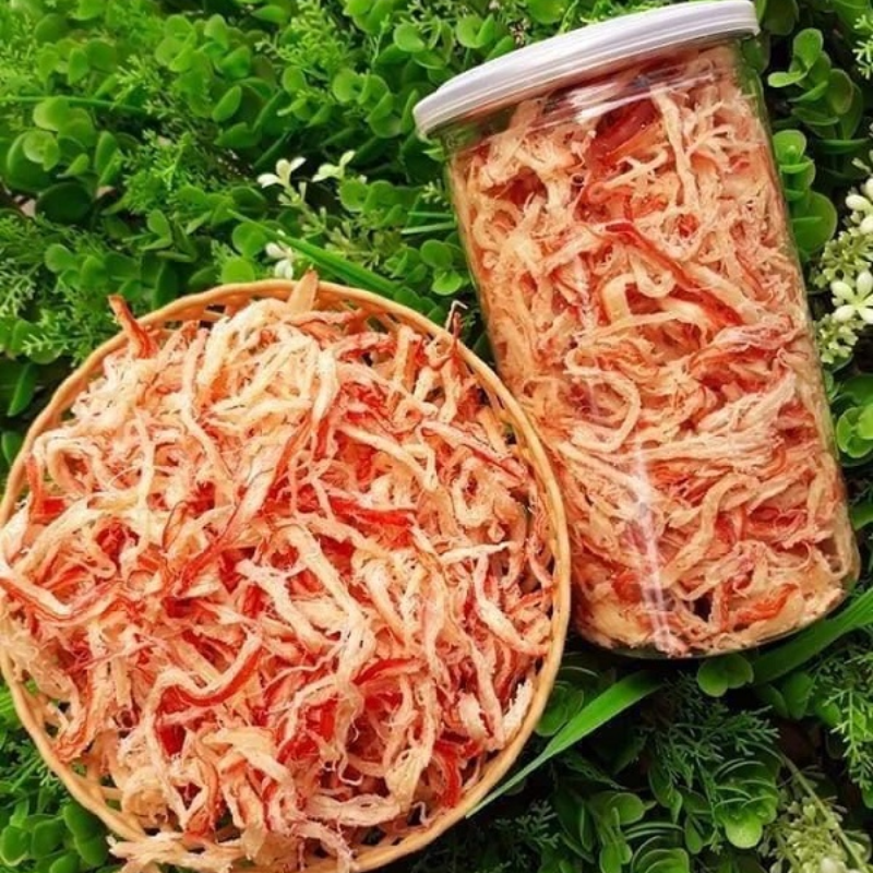 Giá sỉ mực ống Xé Sợi Sấy Khô 300g