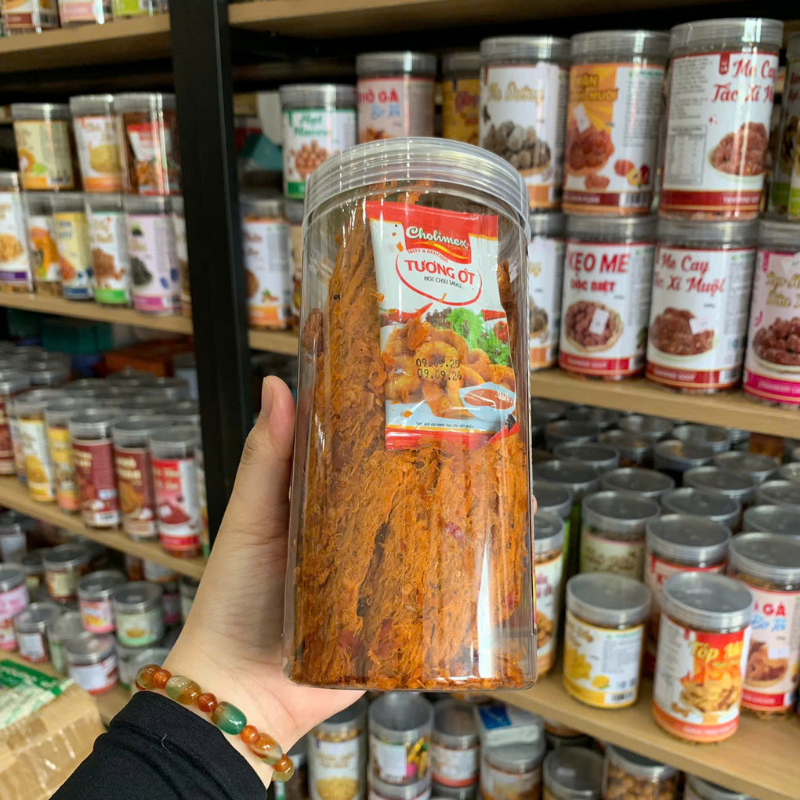 Kho sỉ khô Bò Miếng Thượng Hạng 300g hộp