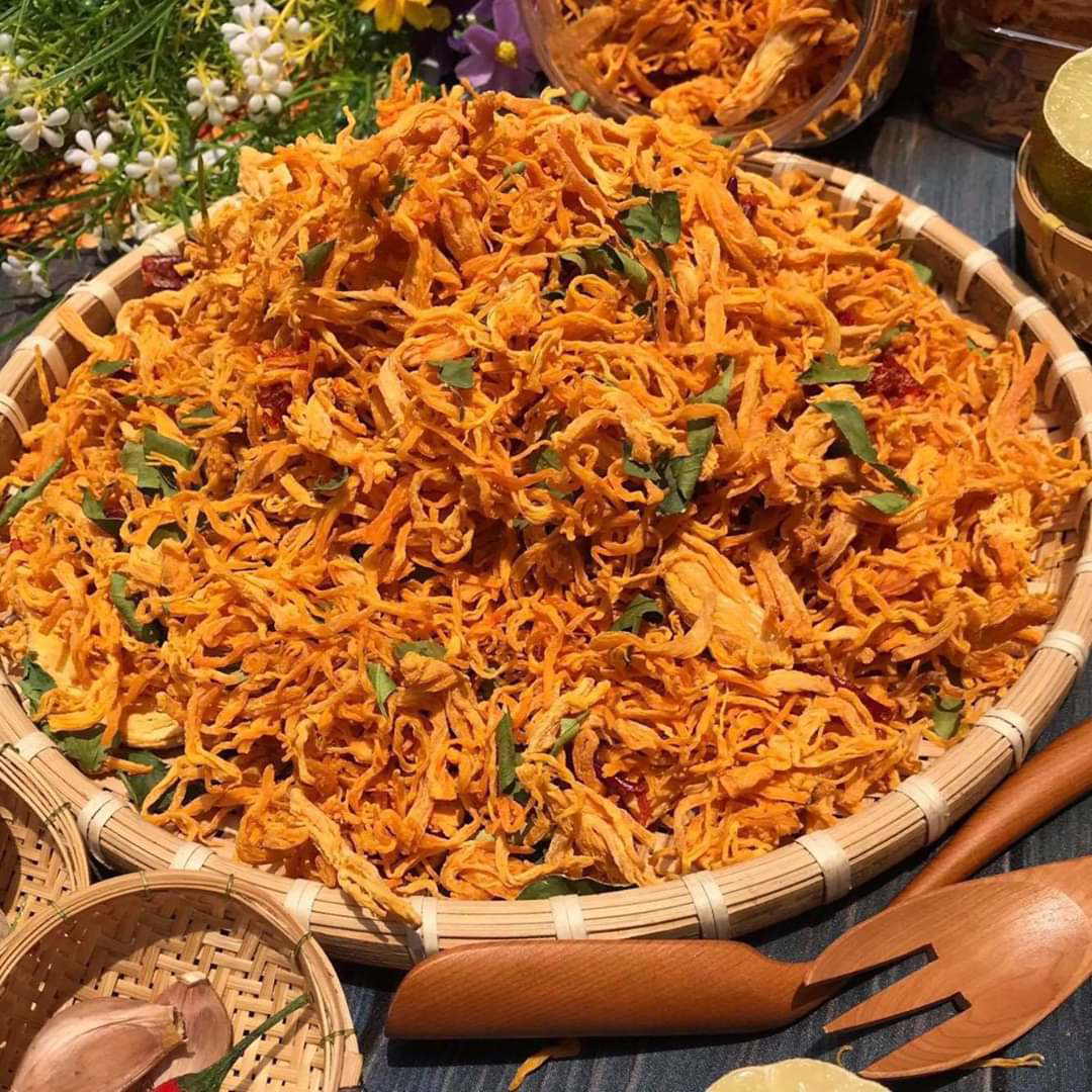 Khô Gà Lá Chanh Loại Ngon 500g Hộp