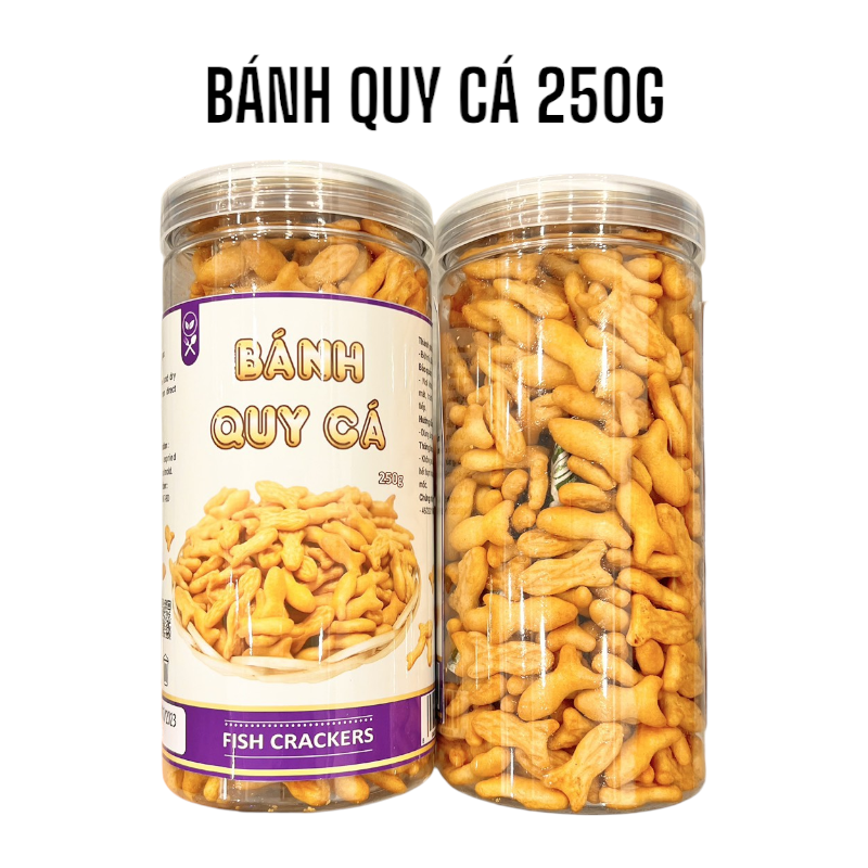 Bánh Quy Cá Vị Bơ Sữa Thơm Ngon 250g