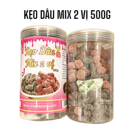 Kẹo Dâu Mix Dâu Tầm Loại Ngon 500g Hộp - 8936208931988