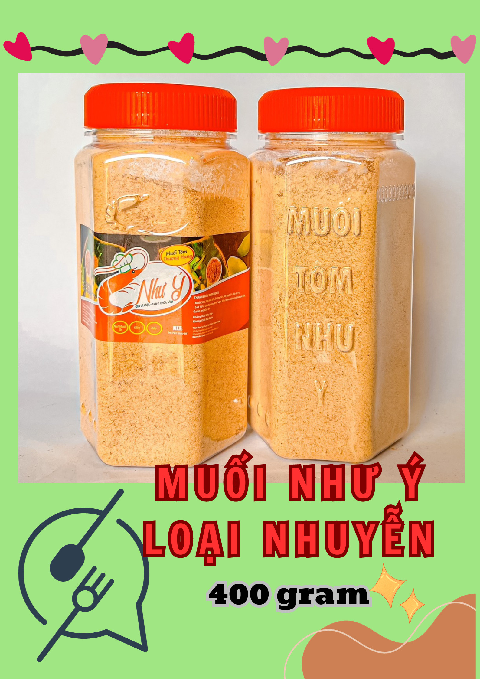 Giá sỉ muối Tôm Như Ý Nhuyễn Thơm Ngon Đậm Vị 400g hộp