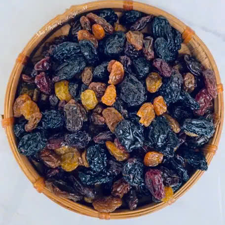 Sỉ nho Chi Lê Sấy Khô Loại Ngon 500g