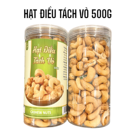 Hạt Điều Cồ Nguyên Hạt Sạch Lụa Loại Ngon (Đã tách vỏ)500g - HDCNH