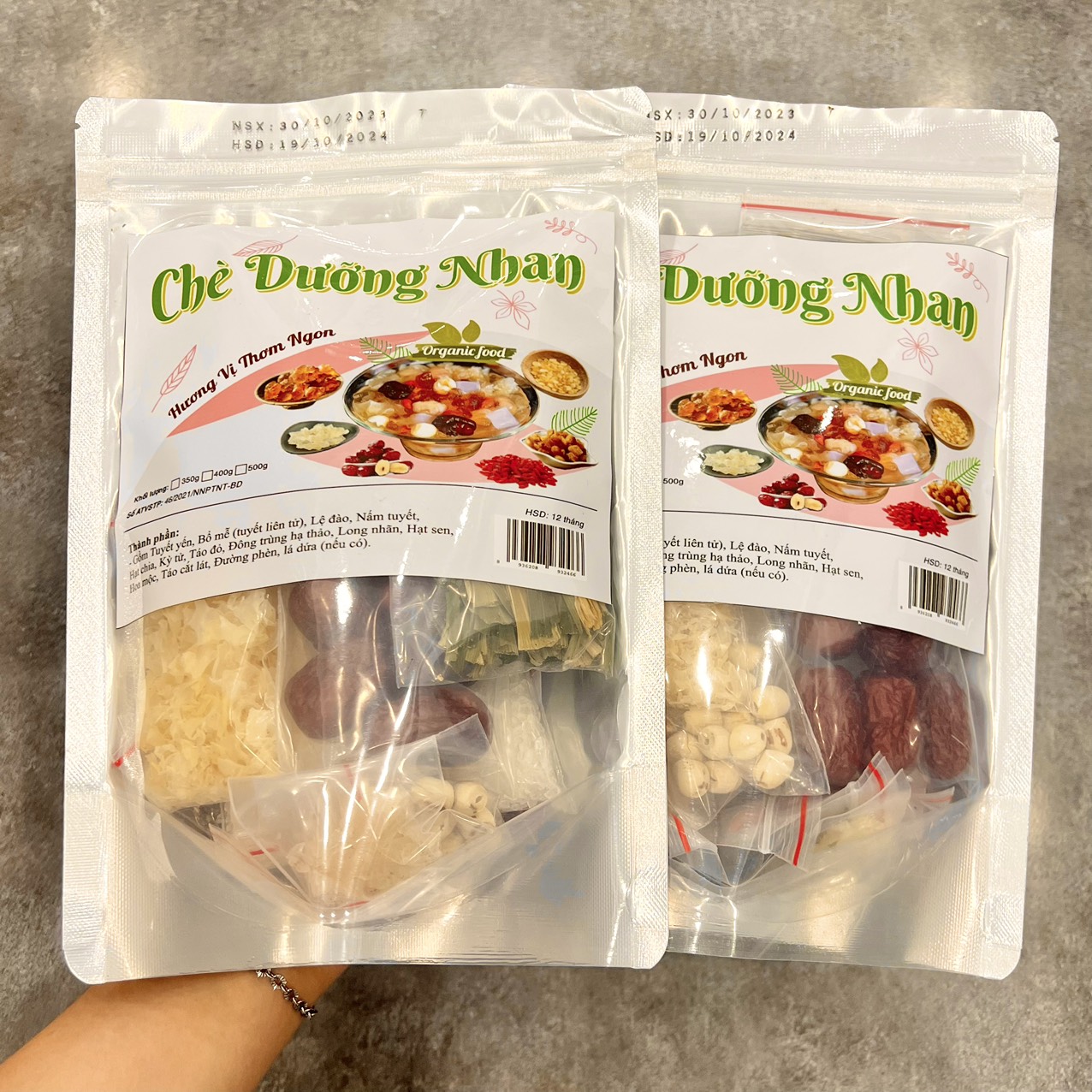 Kho sỉ set Nguyên Liệu Nấu Chè Dưỡng Nhan 11 Vị Thơm Ngon 350g