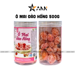 Ô Mai Đào Hồng Thơm Ngon 500g Hộp - 8936208930776