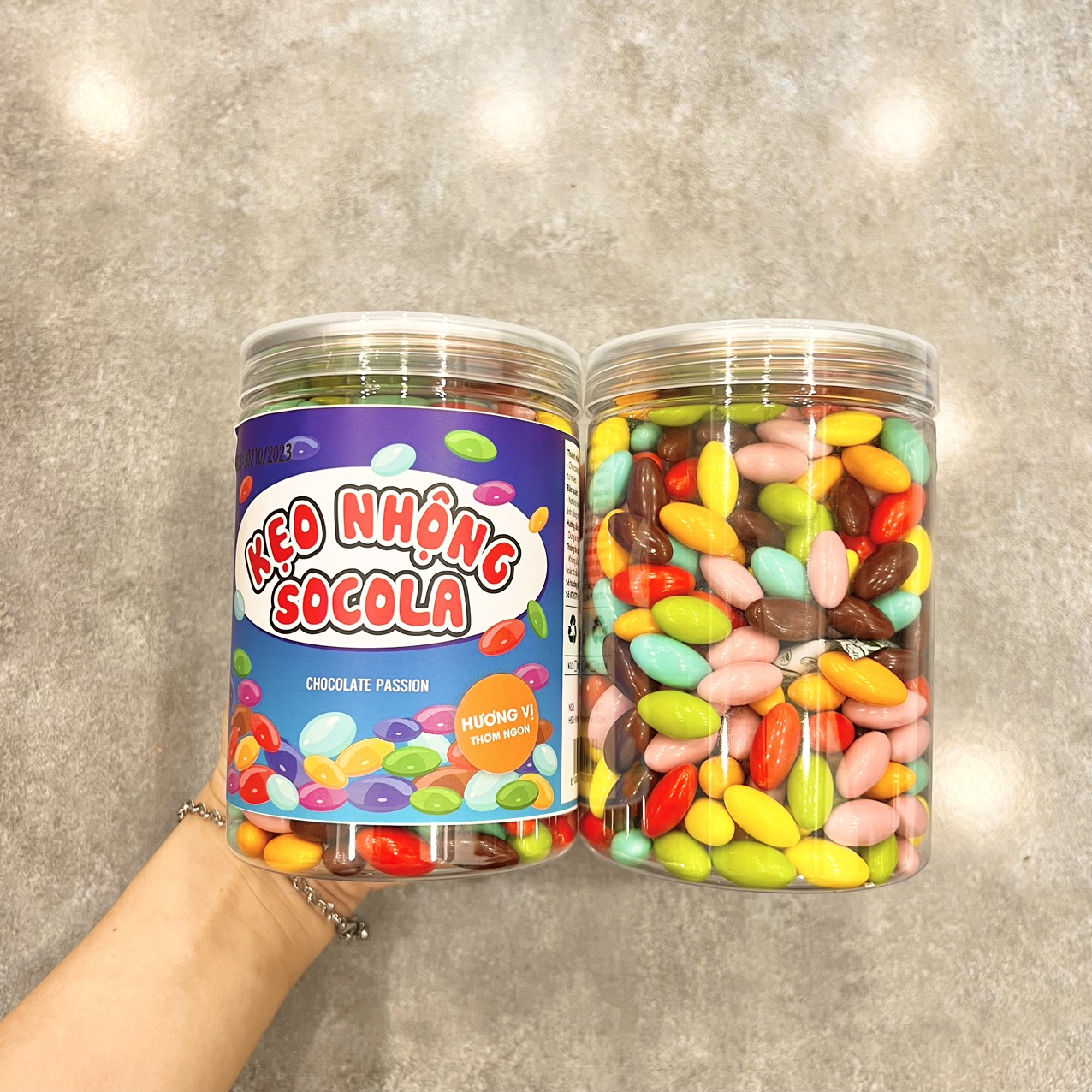 Kẹo Nhộng Socola Hương Vị Thơm Ngon 500g