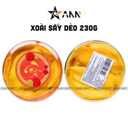 Xoài Sấy Dẻo Hộp Tròn Nhỏ Thơm Ngon 350g - Hộp Quà Tết 2026 - XSDXH