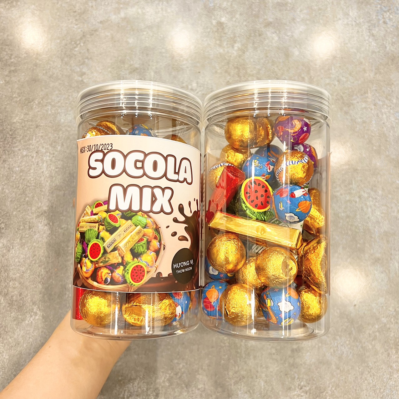 Sỉ kẹo Socola Mix Hương Vị Thơm Ngon 450g Hộp