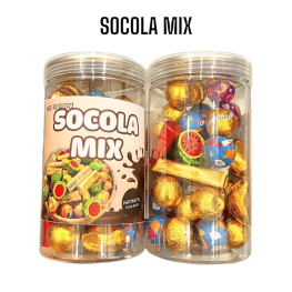 Kẹo Socola Mix Hương Vị Thơm Ngon 450g Hộp - SCLM450