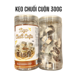 Kẹo Chuối Cuộn Thơm Ngon 300g - KCC
