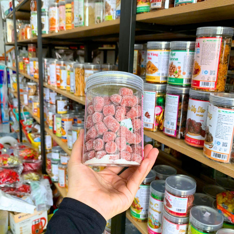 Kho sỉ kẹo Dâu Tây Thơm Ngon 400g Hộp