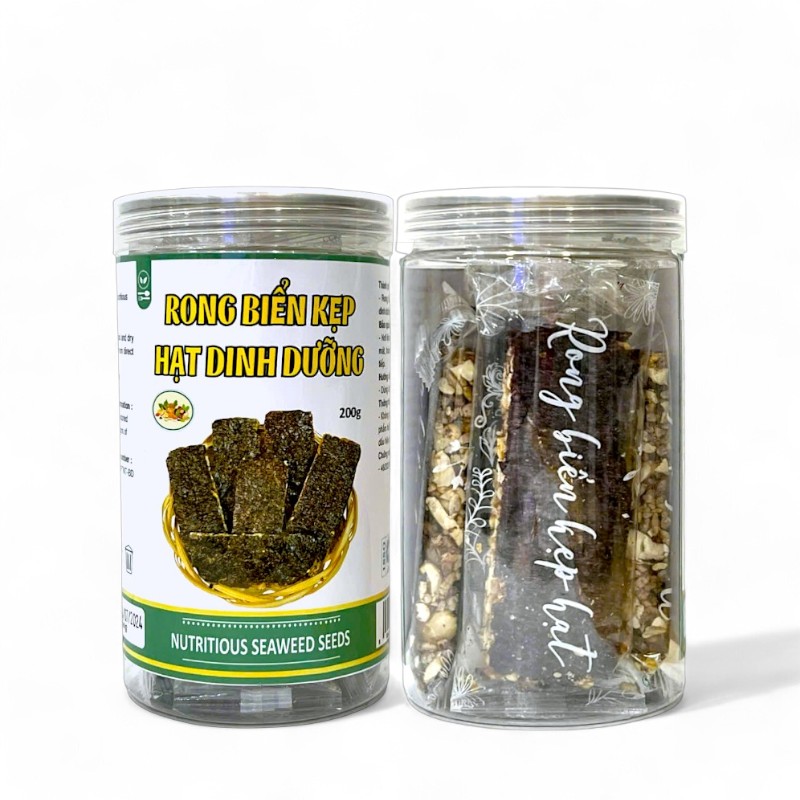22703_z6125806455505-21d588baf946732d4defd03b29a5aa0d-photoroom-2_20241213143523-3.jpg Rong Biển Kẹp Hạt Dinh Dưỡng Thơm Ngon 200g Hộp - RBKHDD