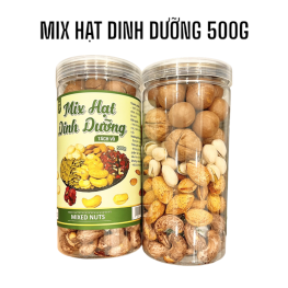 Ngũ Vị Hạt Dinh Dưỡng Thơm Ngon 500g Hộp Pet - NVHDD