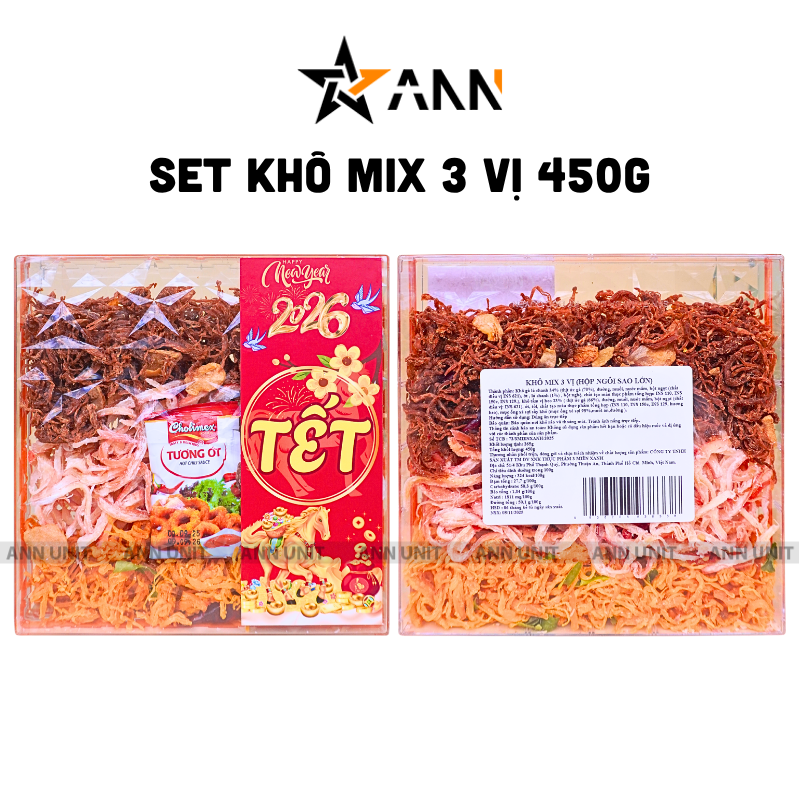 22741_6_20251112154426.png Khô Mix 3 Vị Tẩm Vị Heo, Mực Sợi Hấp Dẫn, Khô Gà Lá Chanh Hộp Ngôi Sao Lớn 450g - Hộp Quà Tết 2026 - KM3V450