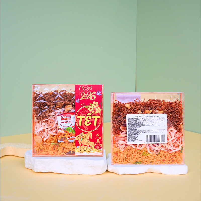 22741_8_20251112154430.png Khô Mix 3 Vị Tẩm Vị Heo, Mực Sợi Hấp Dẫn, Khô Gà Lá Chanh Hộp Ngôi Sao Lớn 450g - Hộp Quà Tết 2026 - KM3V450