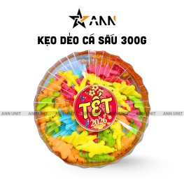 Hộp Quà Tết Kẹo Dẻo Cá Sấu 300g - Hộp Sun Khía - 8936208933852