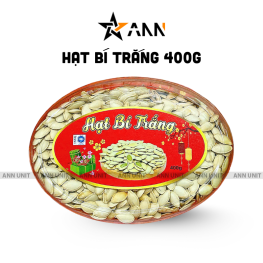Hạt Bí Trắng Loại Ngon 400g Hộp Ovan - HBTHO