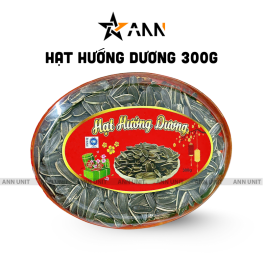 Hộp Quà Tết Hạt Hướng Dương 300g - Hộp Ovan - HHDHO